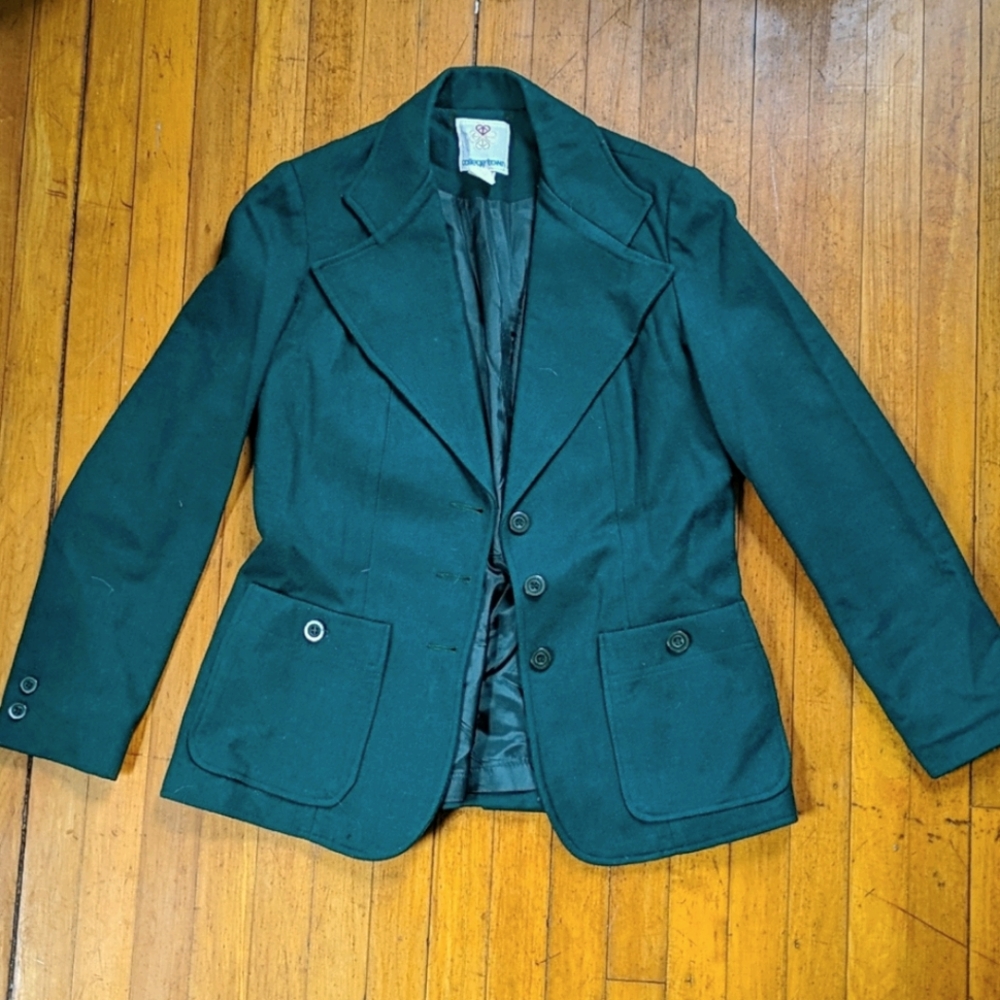 Vintage green blazer